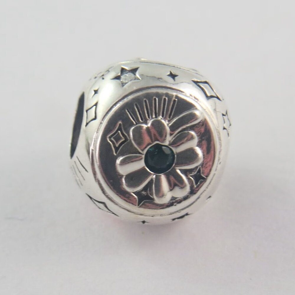 Pandora Clover Horseshoe Ladybird Charm - Good Luck - St Patrick's Day (H22)